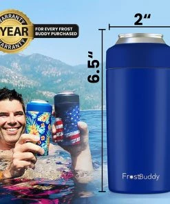 Frost Buddy Universal Buddy 2.0 Can Cooler For Unisex Aqua -football Sales 2022 unnamed file 936