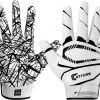 Cutters Gloves Cutters Youth Game Day Padded Receiver Gloves For Unisex Black